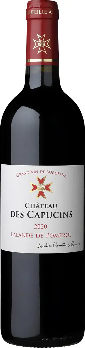illustration bouteille chateau des capucins 2020