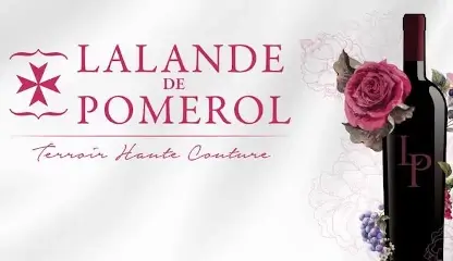 logo et bouteille Lalande de Pomerol