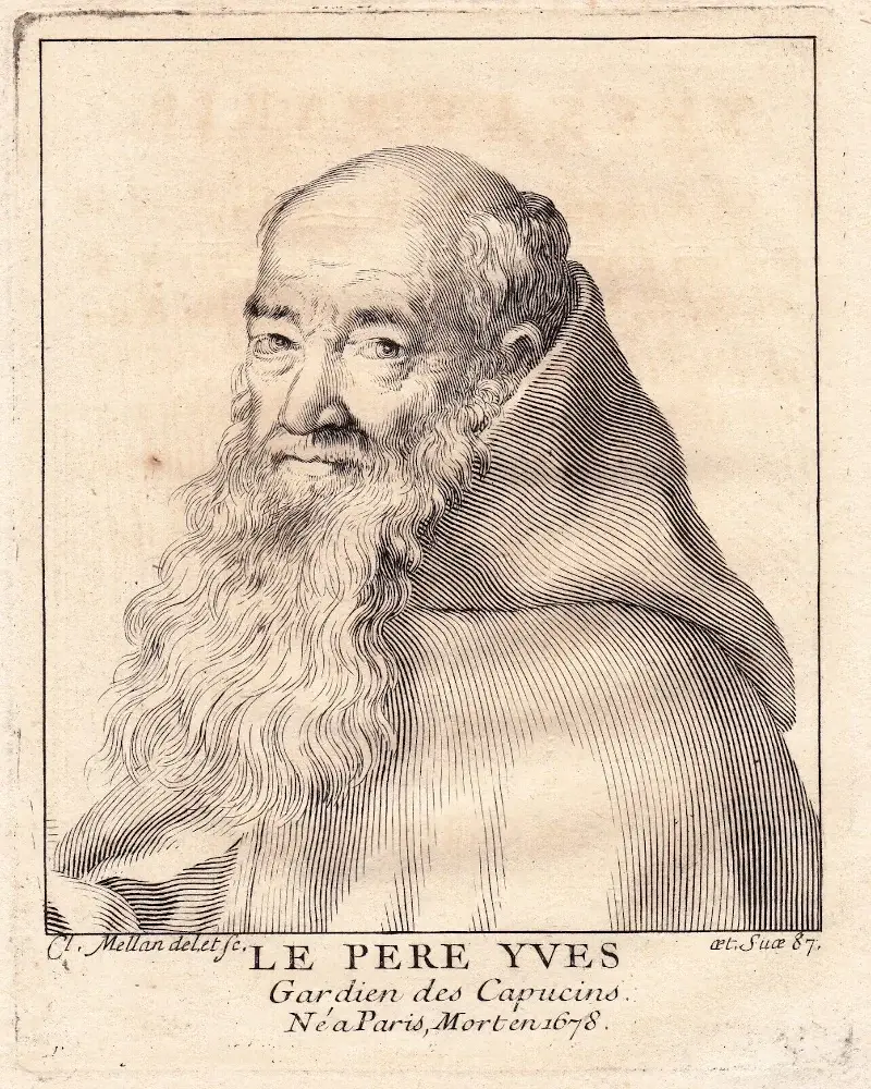 illustration moine capucins père yves